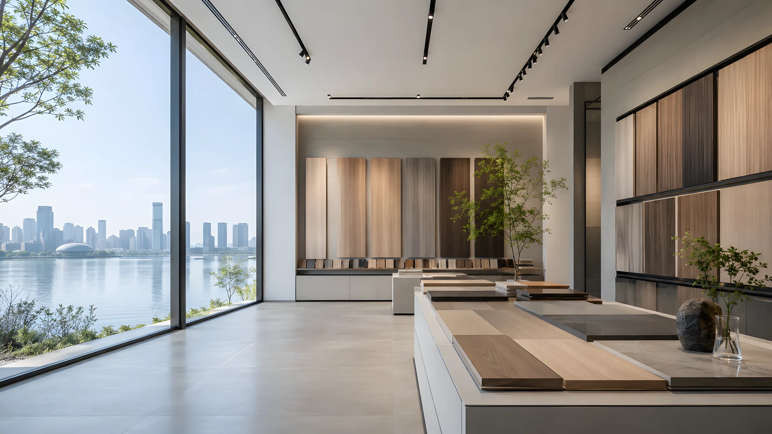 精匠智作杭州湖景材料系统展厅
