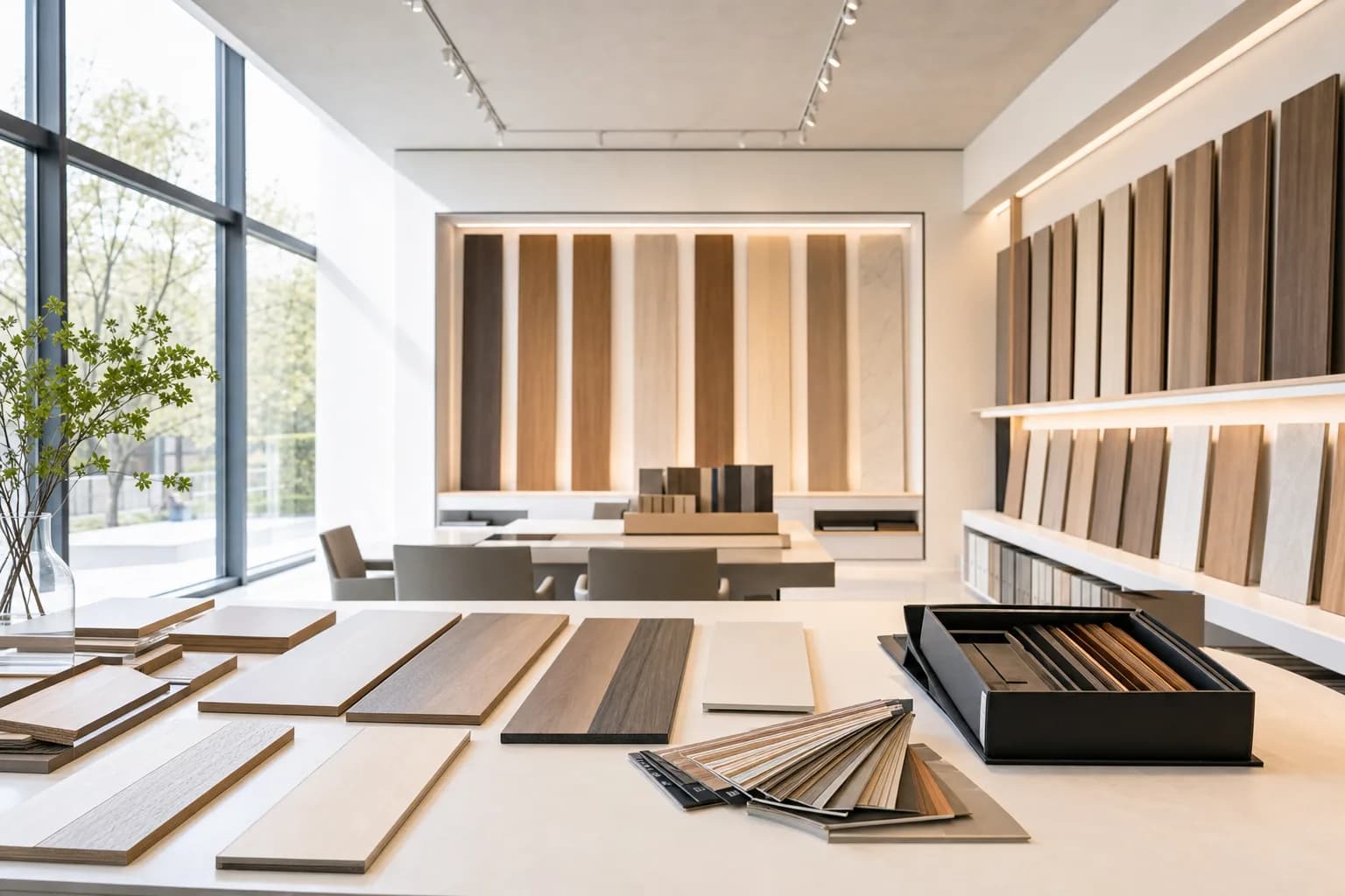 精匠智作服务中心经销商样板支持与材料展厅
